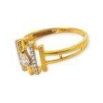 Beautiful Gold Zerkon Ring for ladies with Amazing Design